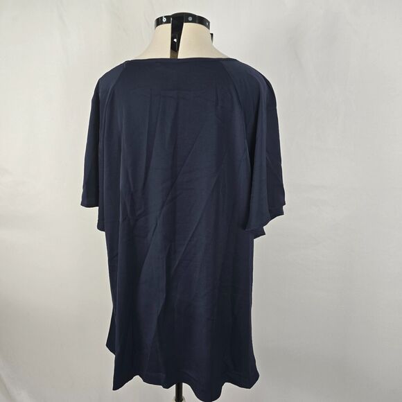 BloomChic Navy Blue Blouse - Picture 12 of 13